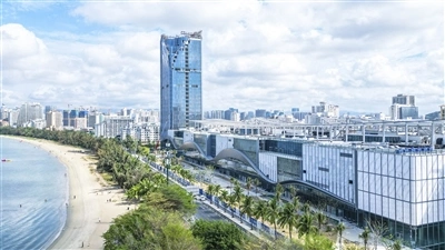 三亚CBD在建重点项目建设“加速跑”