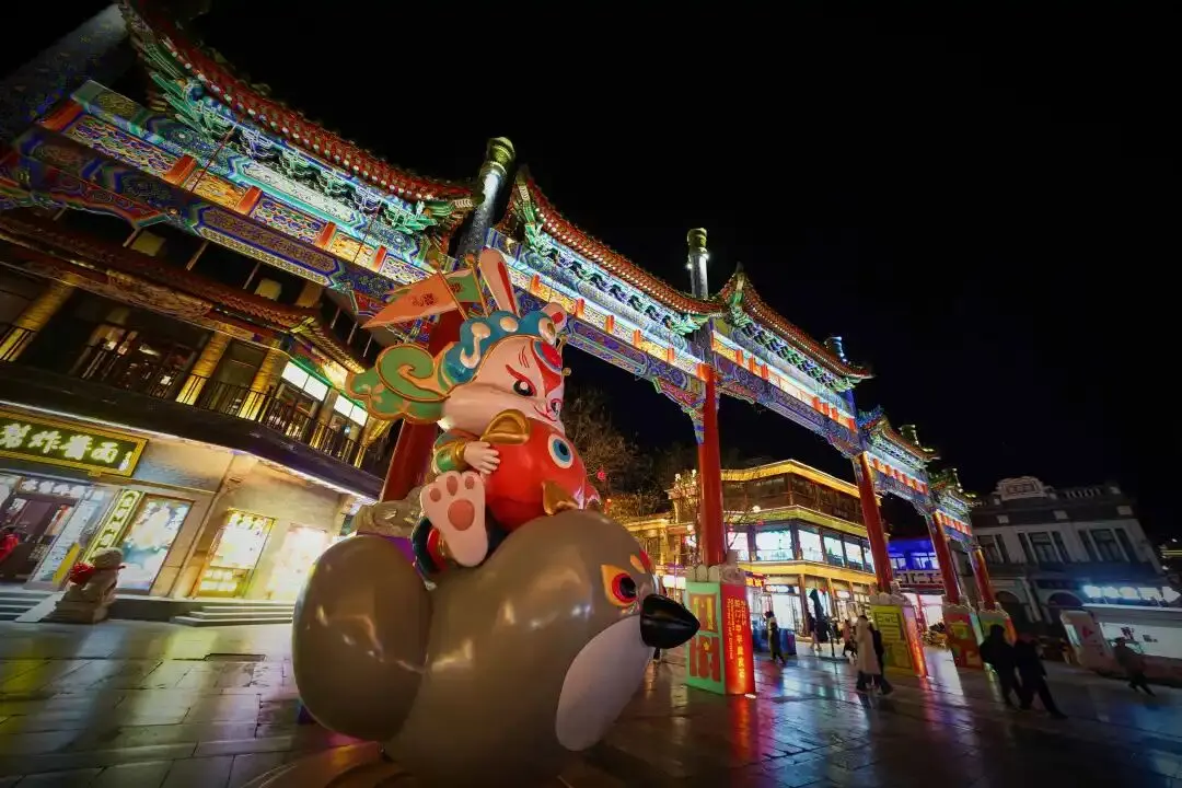 收藏这份前门夜景,这里有最好拍的京味儿年!