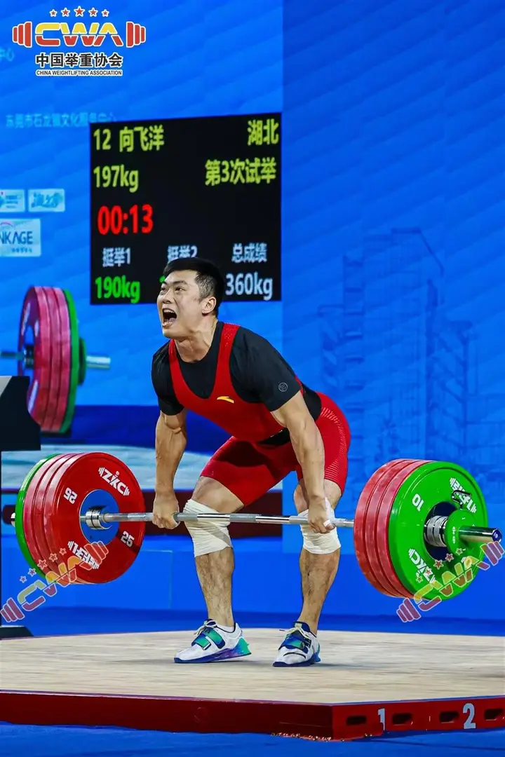 十五运举重资格赛,湖北大力士夺得3金2银