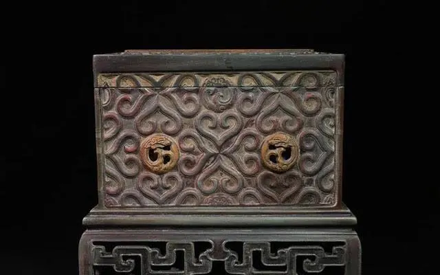 旧家蔵出『清 松花石硯 龍紋暖硯 套硯 在銘』書家用