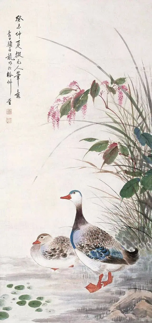 为了画出逼真的花鸟，颜伯龙把自己想成花朵！