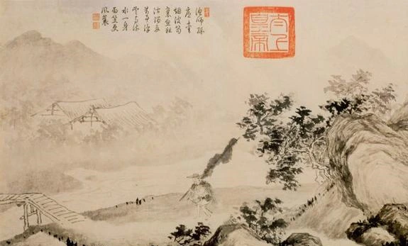 唐寅山水人物画欣赏