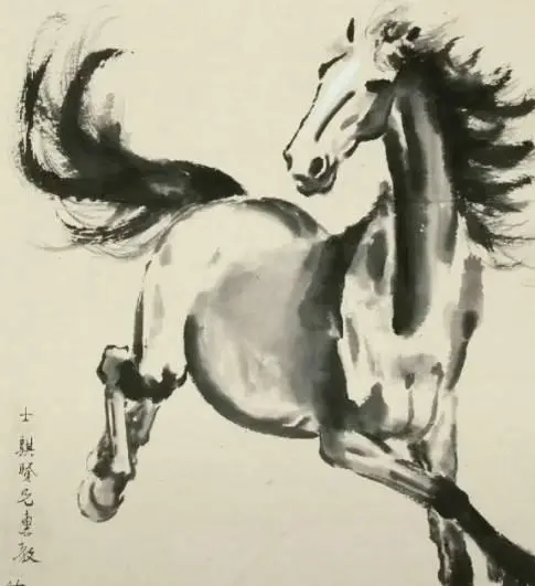 齐白石笔下最随意的马
