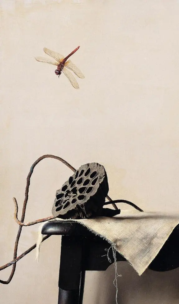 Buy Chinese Antique Art Painting 齐白石蜻蜓荷花Qi Baishi