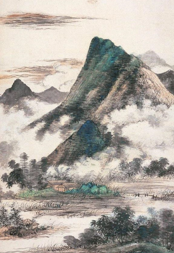 启功山水画，大开眼界！