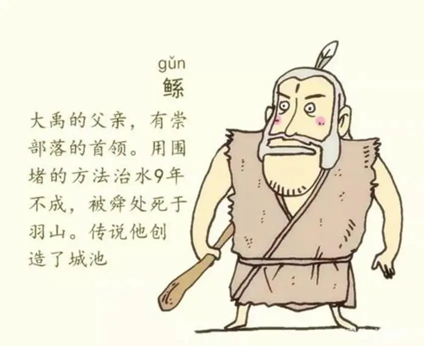 大禹的父亲鲧,为何死后尸体三年不腐?这其中有个不为人知的秘密