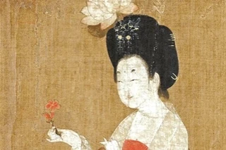 福与悦夫 桃花林図 共箱 二重箱 陸軍嘱託従軍画家 南画院常務理事 帝展 掛軸 福与悦夫 桃花林図 共箱 二重箱 陸軍嘱託従軍画家 南画院常務