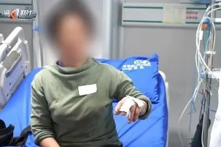 女子被剧毒竹叶青蛇咬伤!情急之下,家人陪她拎着蛇冲进急诊......