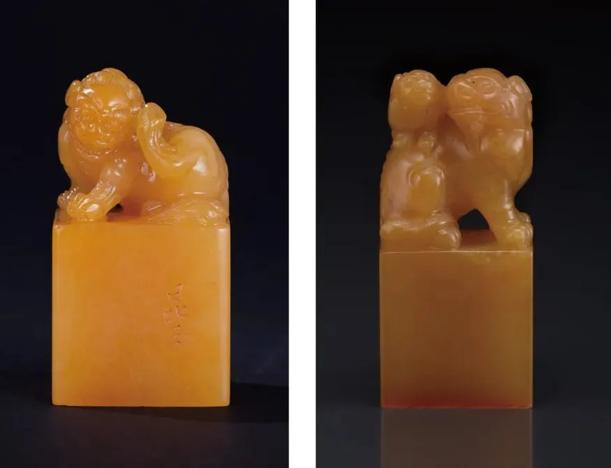 古美術品　田黄石　神獣像 約15cm 古美術品 田黄石 神獣像 約15cm